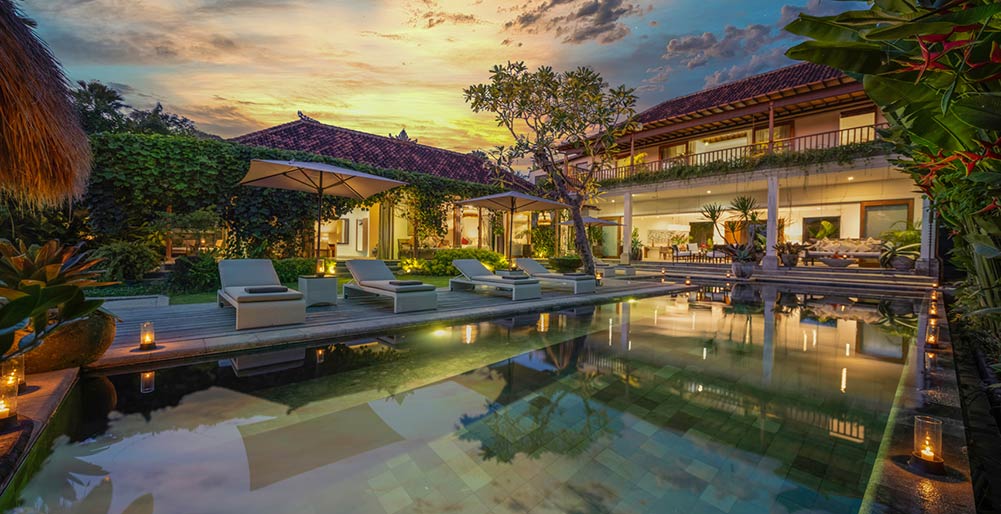 Villa Mandalay Dua - Villa at sunset